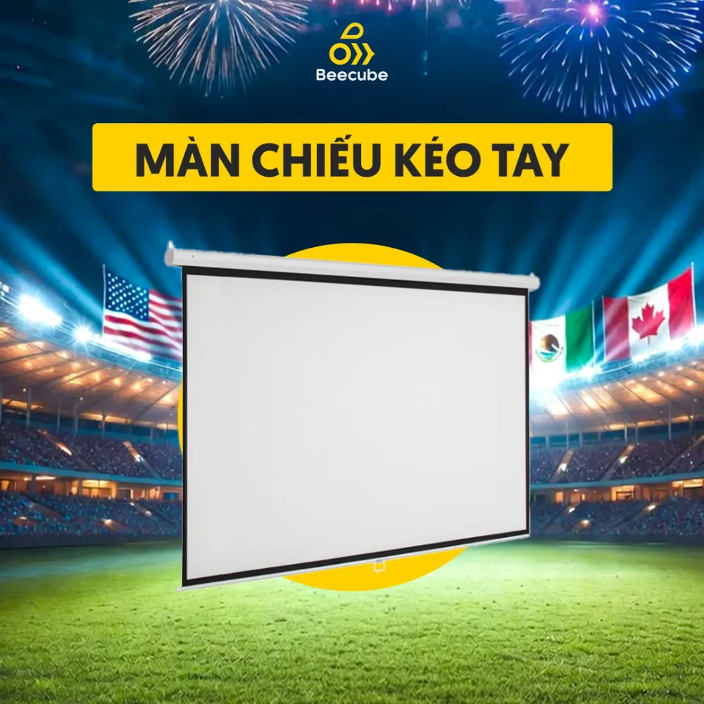 Màn chiếu kéo tay