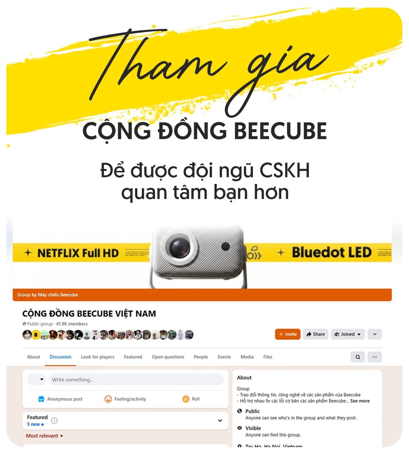 Tham gia cộng đồng Beecube Việt Nam