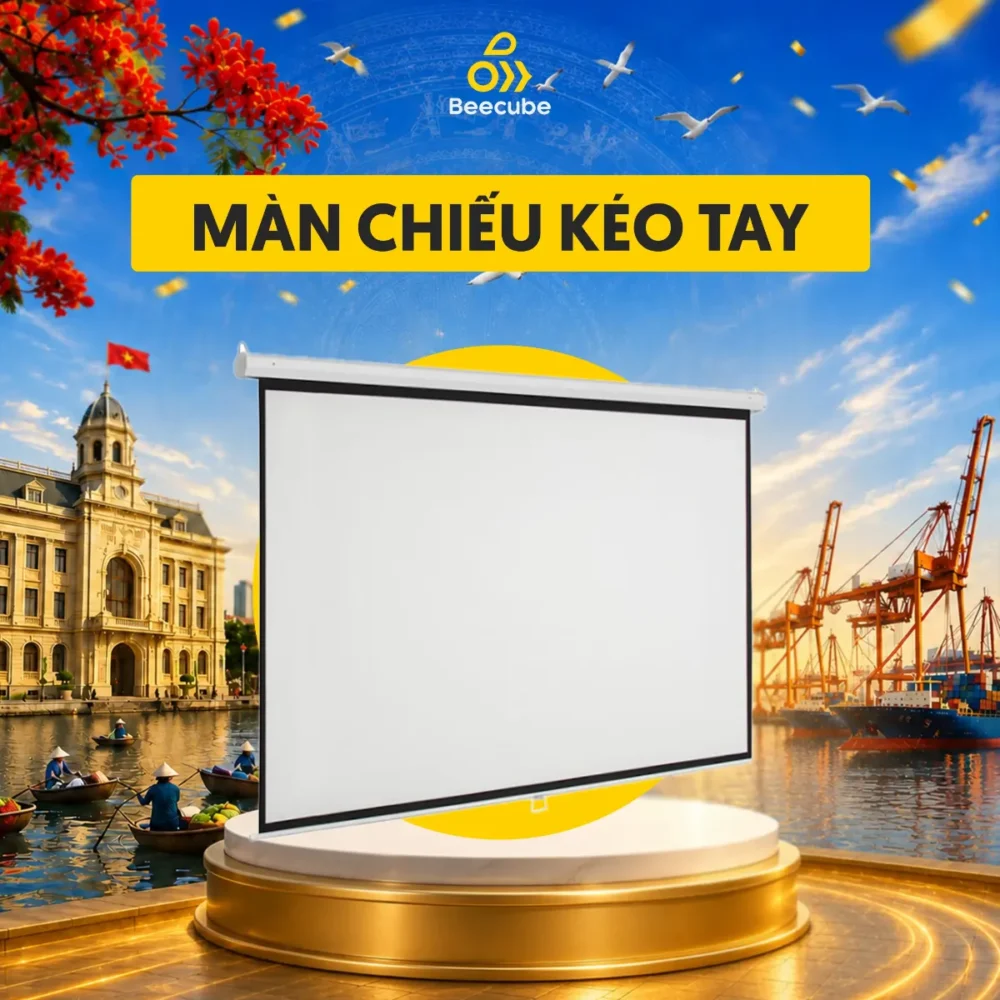 Màn chiếu kéo tay