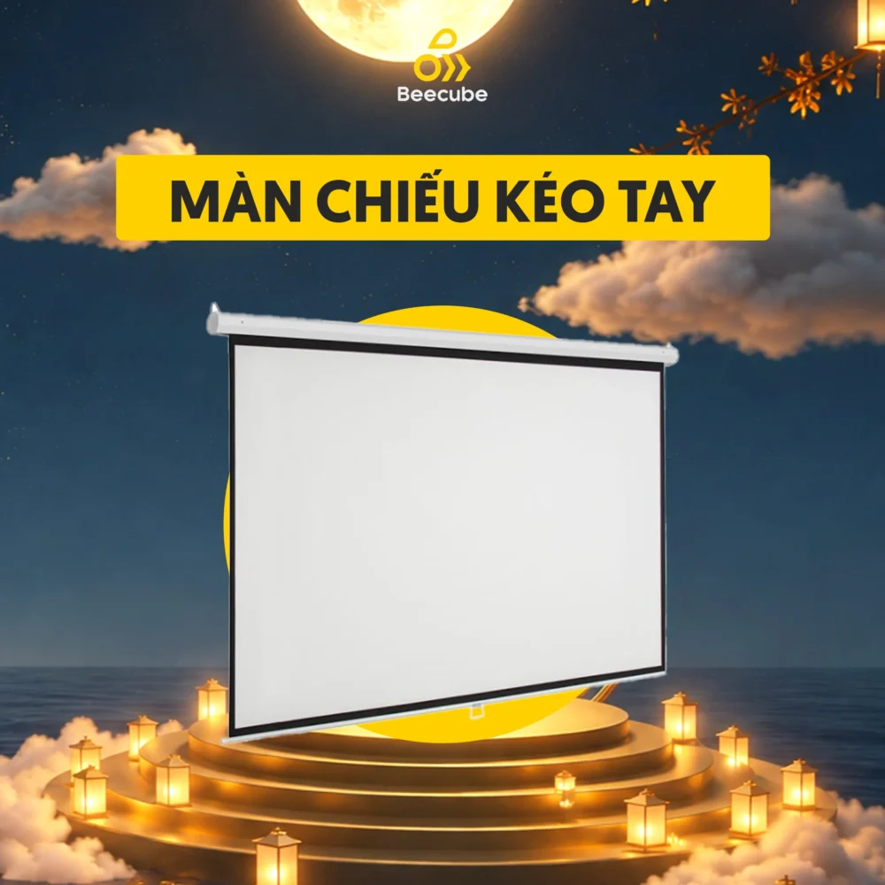 Màn chiếu kéo tay